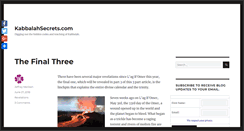 Desktop Screenshot of kabbalahsecrets.com