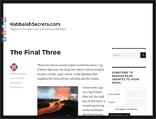 Tablet Screenshot of kabbalahsecrets.com